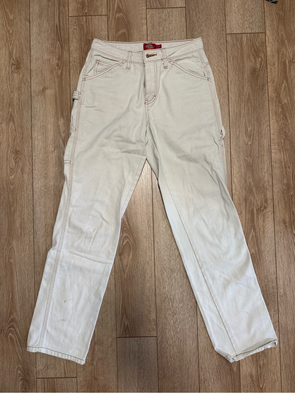 Dickies Women's Cargo Pants - Cream